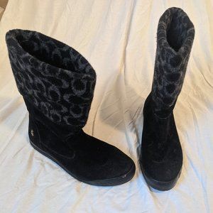Coach Black Boots